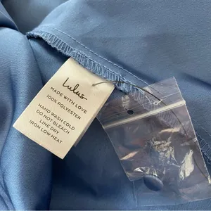 Lulus Elevated Mystique Blue Satin One-Shoulder Mini Dress Women’s Sz S thumbnail 7
