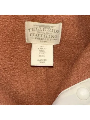 Telluride Clothing Company Fleece Snap Popover Sweater Large thumbnail 4