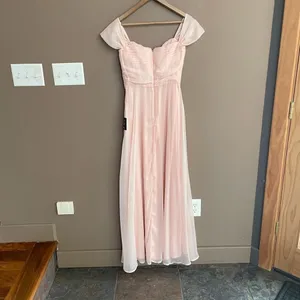 NWT Lulus Make Me Move White Maxi Dress in Blush Size Small‎ thumbnail 12