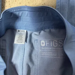 FIGS Technical Collection Livingston Scrub Pants Sz L Light Blue Straight T21003 thumbnail 3