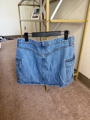 Abercrombie Cargo Jean Skirt thumbnail 3