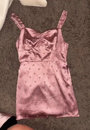 Nana Macs Inspire Love Satin Mini Dress PINK thumbnail 1