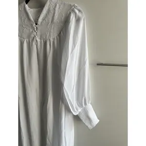 Le Voys Vintage White Peignoir Robe XS Cottagecore Lace Yoke Nightgown Y2K thumbnail 8