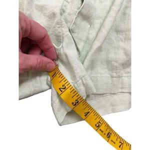 Abercrombie & Fitch Women's Small Linen Paperbag Shorts Mint Green 3 inch inseam thumbnail 3