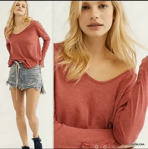 Free People We The Free Sienna Flor De Mayo Long Sleeve Top thumbnail 3