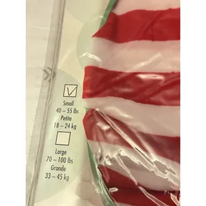 Child Red‎ White Stripe Tights opaque girl pantyhose costume Size Small 40-55lbs thumbnail 2