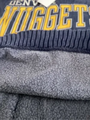 Denver Nuggets vintage-style graphic crewneck sweatshirt, Navy, Size 10/12, NWT thumbnail 6