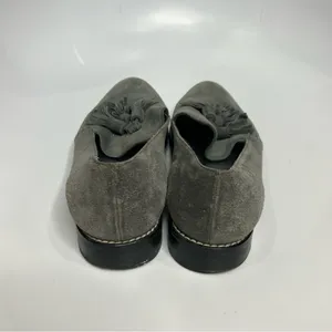 Stuart Weitzman‎ Guido gray leather tassel loafers women’s size 8.5 professional thumbnail 4