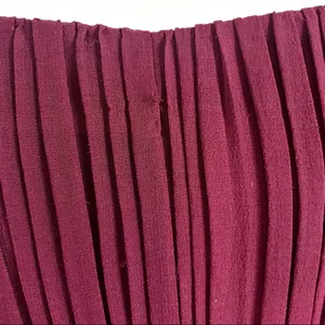 Alice & Olivia Burgundy Silk Chiffon Strapless "Mckell" Dress (10) thumbnail 10