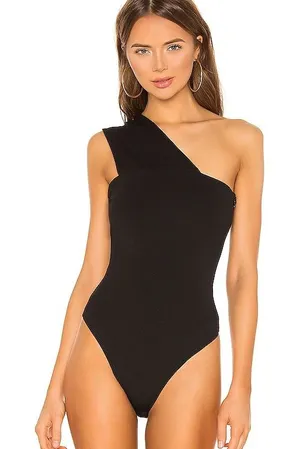 Superdown Rockie One Shoulder Bodysuit Size: small thumbnail 1
