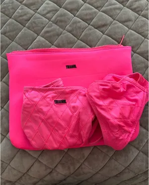 Triangl Bikini Set Swimsuit pink s thumbnail 4
