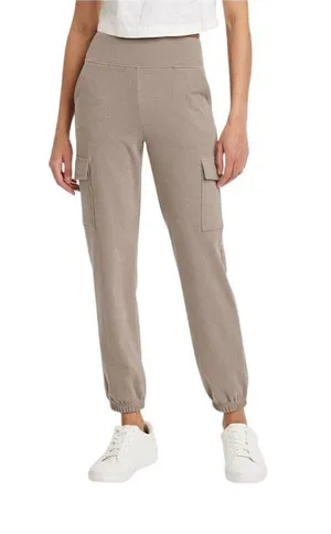 NEW A New Day Womens Relaxed Fit Knit Super Soft Cargo Joggers Walnut Brown S thumbnail 1