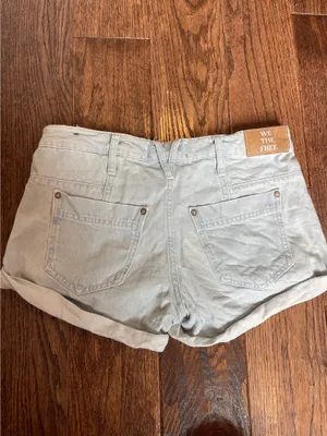 Free People Jean Shorts thumbnail 4