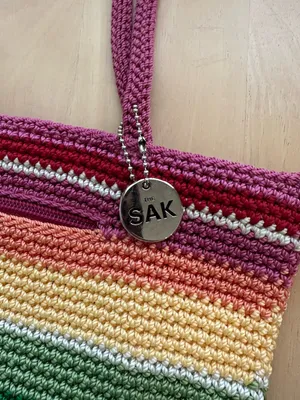 The Sak Rainbow Crochet Shoulder Bag thumbnail 5