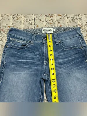 Ariat R.E.A.L. Straight leg Western Cowgirl Jeans size 31R thumbnail 6