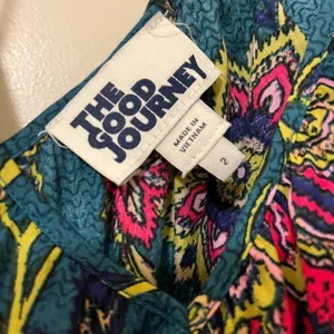NWT The Good Journey Puff Sleeve Floral Cotton Maxi Dress Green 2 thumbnail 6
