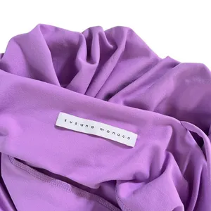 Susana Monaco Ruched Slit Maxi‎ Dress in Violet thumbnail 11