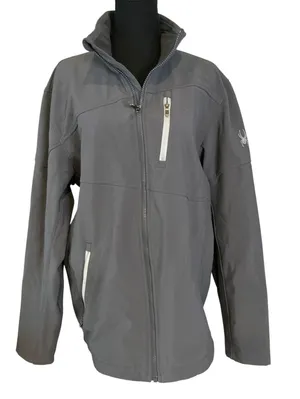 Spyder Ladies Medium Gray Softshell Jacket thumbnail 1