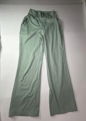 Yogalicious Wide-Leg Pull-On Pants in Sage thumbnail 1