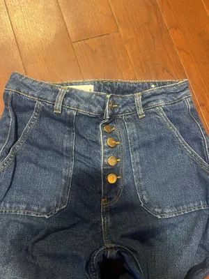 Blue ZARA Straight Jeans thumbnail 5