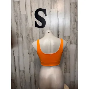 Fabletics Reversible Sports Bra Womens Size Small S Orange Purple Ombre Crop Top thumbnail 5