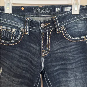 Miss Me Signature Skinny Jeans Women’s Size 28 x 31 JS5016S2 Dark Wash Stretch thumbnail 4