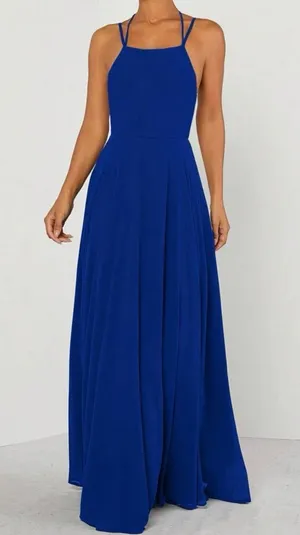 Boutique Royal Blue Maxi Dress thumbnail 2