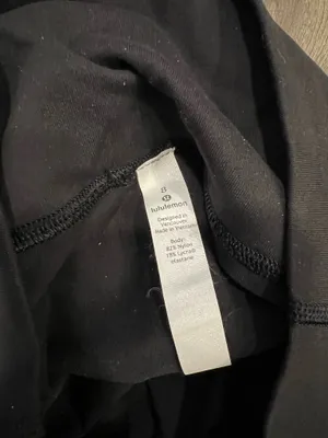 Lululemon black leggings size 8 thumbnail 3