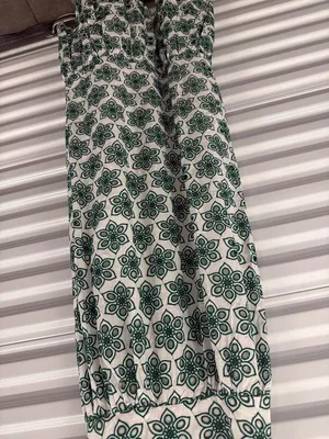 Sundress Louve Long Dress Eyelet Green Womens Size Medium thumbnail 8