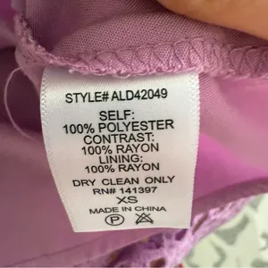 ASTR The Label Spaghetti Strap Lace Purple Midi Dress Cocktail Party Wedding XS thumbnail 8