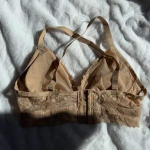 No Boundaries Lace Bralette Nude Light Support Wire Free XL NWOT thumbnail 5