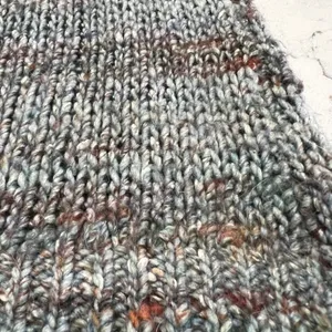 Alpaca Wool Blend Knit Sweater‎ Oversized Chunky Cowl Neck Made in Italy thumbnail 8