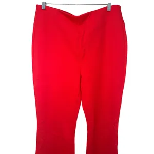 Halara NWT Flex SculptKnit High Waisted Flare Work Pants Red Size Large‎ Tall thumbnail 4