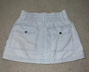 ASOS Bershka Light Blue Cargo Skirt thumbnail 2