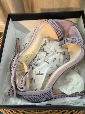 Lulus Lavender embellished heels thumbnail 4