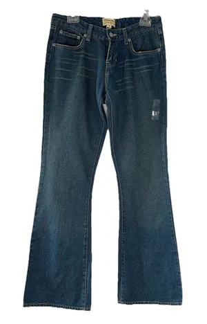 VTG Abercrombie &‎ Fitch Y2K 100% Cotton Bootcut Jeans Women’s 6R Grunge 2000s thumbnail 1