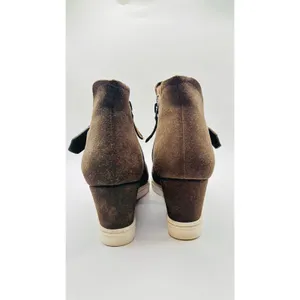 Linea Paolo Freshton suede leather Wedge sneaker bootie shoes sz 6.5 thumbnail 4
