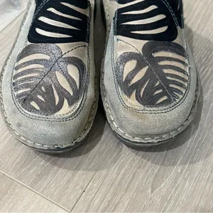 NAOT Leather Mules Clogs Zafra Grey Speckled Beige Women’s Sz 7‎ US 38EU thumbnail 3