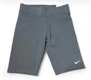 Nike Women's Sportswear Essential Tight Fit Bike Shorts gray thumbnail 1