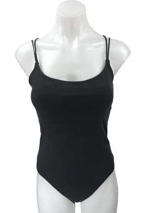 Abercrombie & Fitch Black Sleeveless Stretch Cami Camisole Bodysuit Tank Top M thumbnail 1
