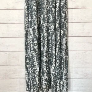 Zara Black & White Printed Trapeze‎ Sleeveless Maxi Dress S thumbnail 5