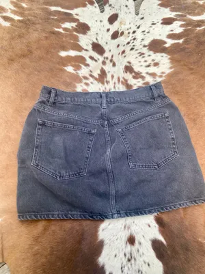 Reformation Marcus Denim Mini Skirt Sz 29 thumbnail 4