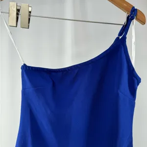 NWT Lulus‎ Glamour Goals One-Shoulder Mini Dress in Cobalt Blue Size Extra Small thumbnail 6