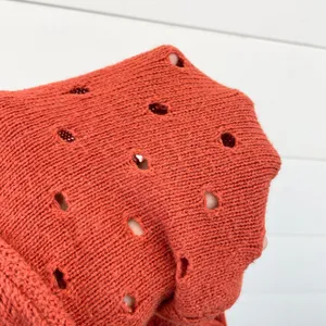 Moth Anthropologie Womens M Ceres Sweater Mockneck Burnt Orange Cottage Bohemian thumbnail 9