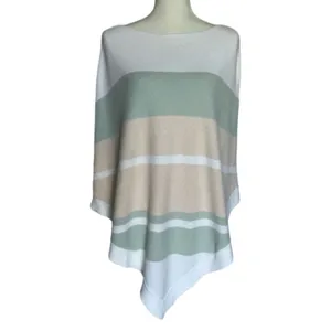 Barefoot Dreams CozyChic Ultra Lite Ocean Breeze Poncho thumbnail 5