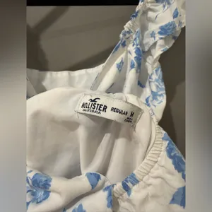 Hollister Blue Floral Babydoll Mini Dress thumbnail 4