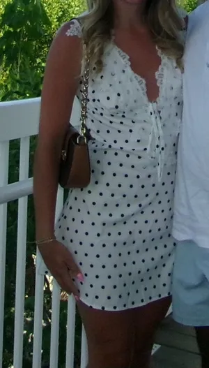SheIn Polka Dot Mini Dress thumbnail 1