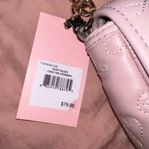 Juicy Couture Dusty Rose Pink Crossbody Bag with Gold hardware and rhinestones‎ thumbnail 4