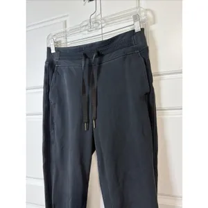 Lululemon Scuba High-Rise Jogger Women Size 6 Black Fleece Drawstring Sweatpants thumbnail 6
