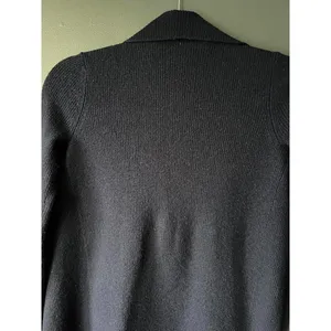 Lauren Ralph Lauren Women's Open Front Cardigan - Size M - Navy Blue thumbnail 6